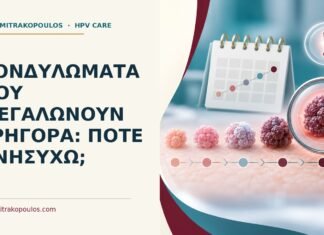 Κονδυλώματα που μεγαλώνουν γρήγορα: πότε ανησυχώ; Ιατρικό cover για: Κονδυλώματα που μεγαλώνουν γρήγορα: πότε ανησυχώ