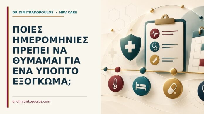 Ποιες ημερομηνίες πρέπει να θυμάμαι για ένα ύποπτο εξόγκωμα Ιατρικό cover για: Ποιες ημερομηνίες πρέπει να θυμάμαι για ένα ύποπτο εξόγκωμα