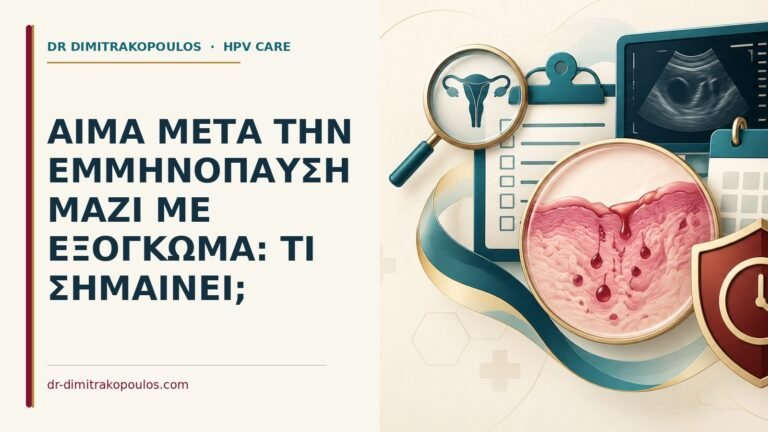 Ιατρικό cover για: Αίμα μετά την εμμηνόπαυση μαζί με εξόγκωμα: τι σημαίνει