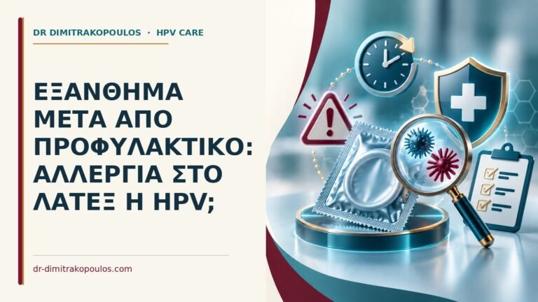 Ιατρικό cover για: Εξάνθημα μετά από προφυλακτικό: αλλεργία στο λάτεξ ή HPV