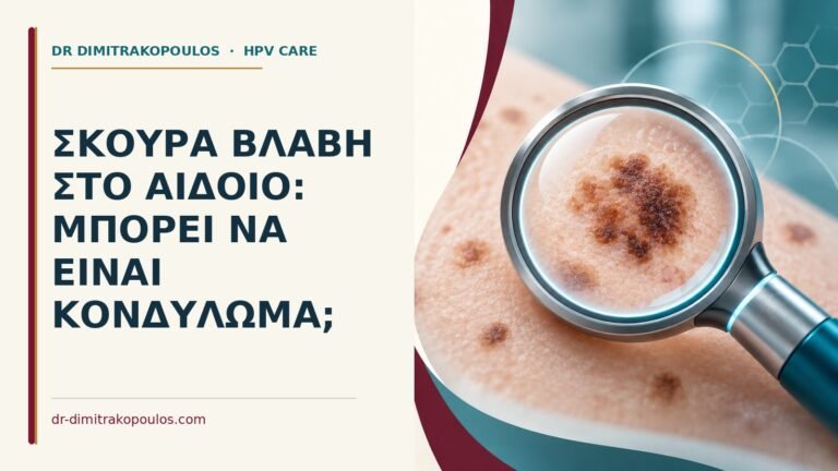 Ιατρικό cover για: Σκούρα βλάβη στο αιδοίο: μπορεί να είναι κονδύλωμα