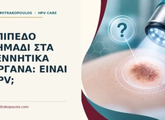 Επίπεδο σημάδι στα γεννητικά όργανα: είναι HPV; Ιατρικό cover για: Επίπεδο σημάδι στα γεννητικά όργανα: είναι HPV