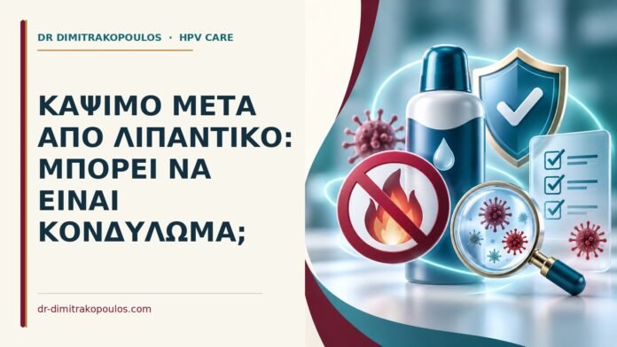 Ιατρικό cover για: Κάψιμο μετά από λιπαντικό: μπορεί να είναι κονδύλωμα
