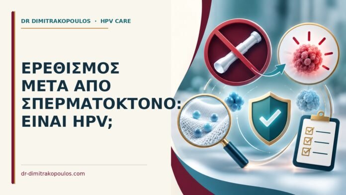 Ιατρικό cover για: Ερεθισμός μετά από σπερματοκτόνο: είναι HPV