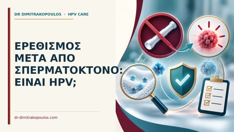 Ιατρικό cover για: Ερεθισμός μετά από σπερματοκτόνο: είναι HPV
