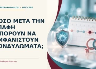 Ιατρικό cover για: Πόσο μετά την επαφή μπορούν να εμφανιστούν κονδυλώματα