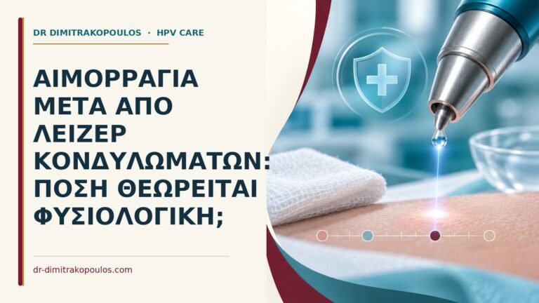 Ιατρικό cover για: Αιμορραγία μετά από λέιζερ κονδυλωμάτων: πόση θεωρείται φυσιολογική