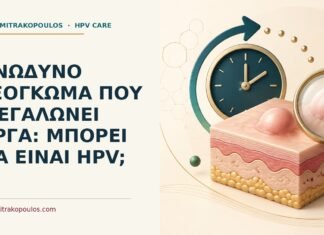 Ανώδυνο εξόγκωμα που μεγαλώνει αργά: μπορεί να είναι HPV; Ιατρικό cover για: Ανώδυνο εξόγκωμα που μεγαλώνει αργά: μπορεί να είναι HPV