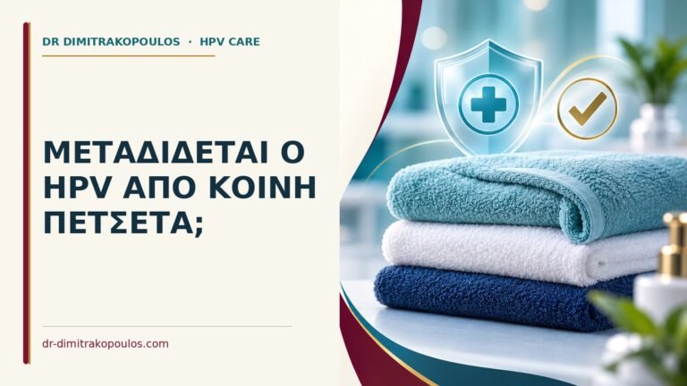 Ιατρικό cover για: Μεταδίδεται ο HPV από κοινή πετσέτα