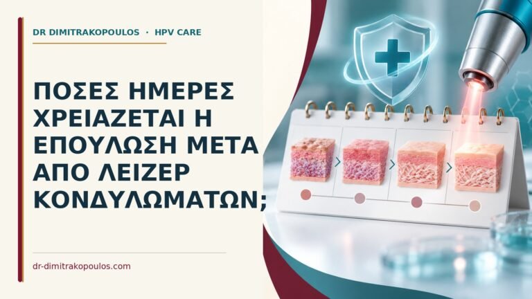 Ιατρικό cover για: Πόσες ημέρες χρειάζεται η επούλωση μετά από λέιζερ κονδυλωμάτων