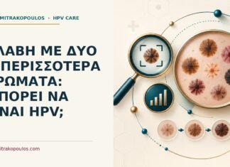 Βλάβη με δύο ή περισσότερα χρώματα: μπορεί να είναι HPV; Ιατρικό cover για: Βλάβη με δύο ή περισσότερα χρώματα: μπορεί να είναι HPV