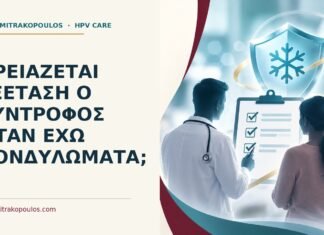 Ιατρικό cover για: Χρειάζεται εξέταση ο σύντροφος όταν έχω κονδυλώματα