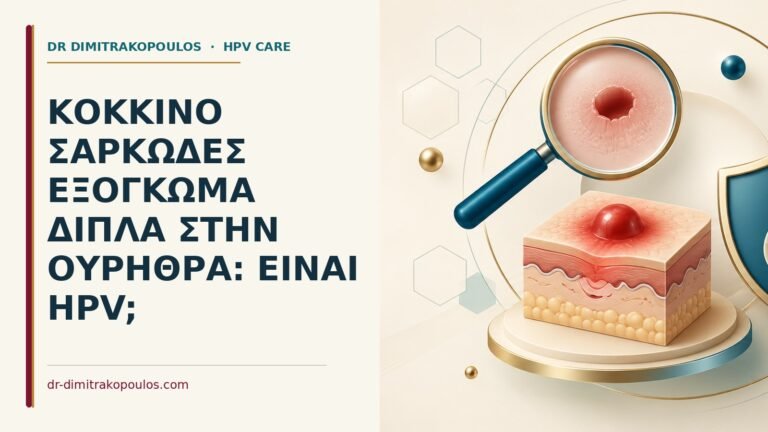 Ιατρικό cover για: Κόκκινο σαρκώδες εξόγκωμα δίπλα στην ουρήθρα: είναι HPV