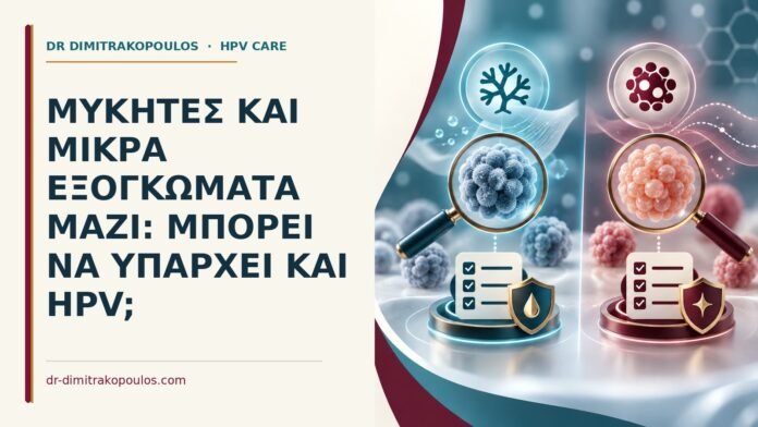 Μύκητες και μικρά εξογκώματα μαζί: μπορεί να υπάρχει και HPV Ιατρικό cover για: Μύκητες και μικρά εξογκώματα μαζί: μπορεί να υπάρχει και HPV