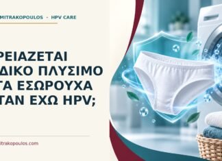 Χρειάζεται ειδικό πλύσιμο στα εσώρουχα όταν έχω HPV; Ιατρικό cover για: Χρειάζεται ειδικό πλύσιμο στα εσώρουχα όταν έχω HPV
