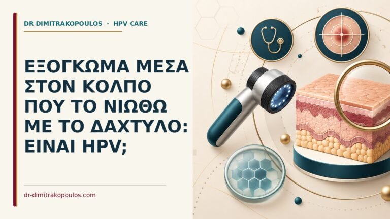 Ιατρικό cover για: Εξόγκωμα μέσα στον κόλπο που το νιώθω με το δάχτυλο: είναι HPV