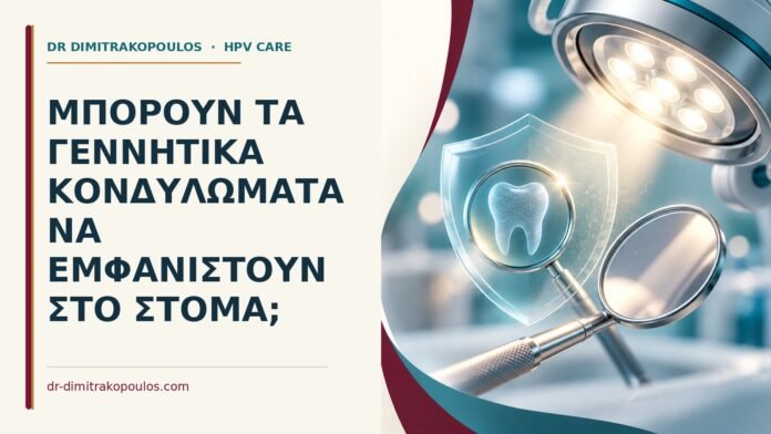 Ιατρικό cover για: Μπορούν τα γεννητικά κονδυλώματα να εμφανιστούν στο στόμα