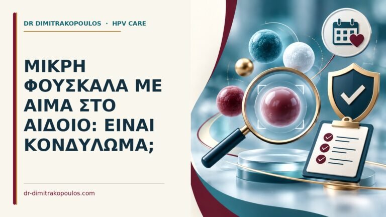 Ιατρικό cover για: Μικρή φουσκάλα με αίμα στο αιδοίο: είναι κονδύλωμα