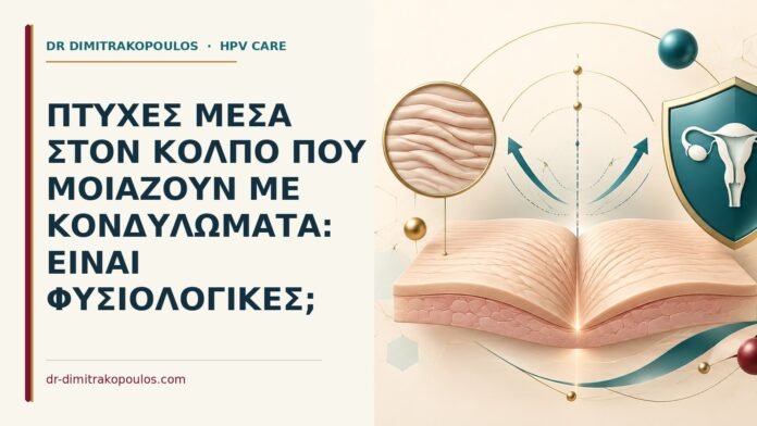 Πτυχές μέσα στον κόλπο που μοιάζουν με κονδυλώματα: είναι φυσιολογικές Ιατρικό cover για: Πτυχές μέσα στον κόλπο που μοιάζουν με κονδυλώματα: είναι φυσιολογικές