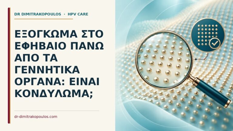 Ιατρικό cover για: Εξόγκωμα στο εφηβαίο πάνω από τα γεννητικά όργανα: είναι κονδύλωμα