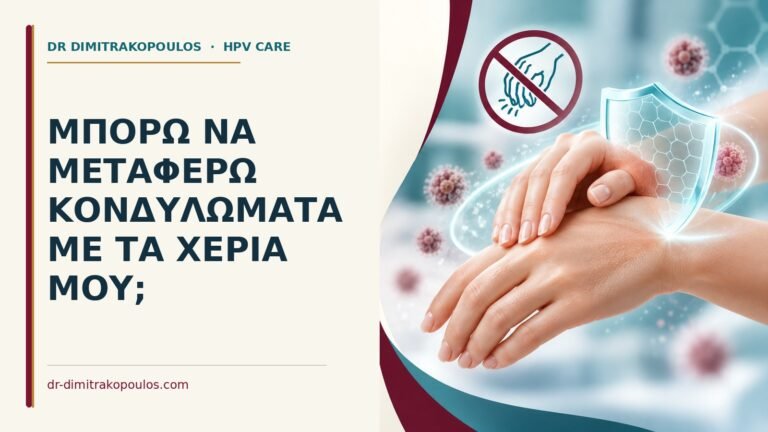 Ιατρικό cover για: Μπορώ να μεταφέρω κονδυλώματα με τα χέρια μου