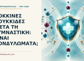 Κόκκινες κουκκίδες μετά τη γυμναστική: είναι κονδυλώματα; Ιατρικό cover για: Κόκκινες κουκκίδες μετά τη γυμναστική: είναι κονδυλώματα