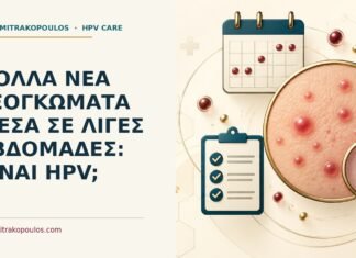 Ιατρικό cover για: Πολλά νέα εξογκώματα μέσα σε λίγες εβδομάδες: είναι HPV