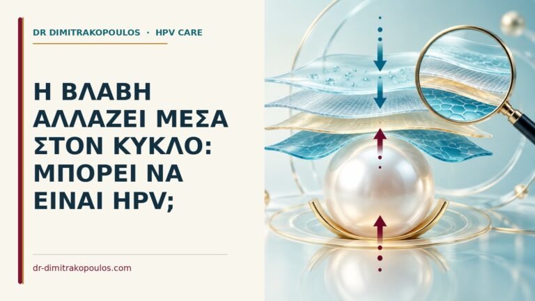 Ιατρικό cover για: Η βλάβη αλλάζει μέσα στον κύκλο: μπορεί να είναι HPV