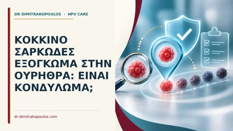Ιατρικό cover για: Κόκκινο σαρκώδες εξόγκωμα στην ουρήθρα: είναι κονδύλωμα