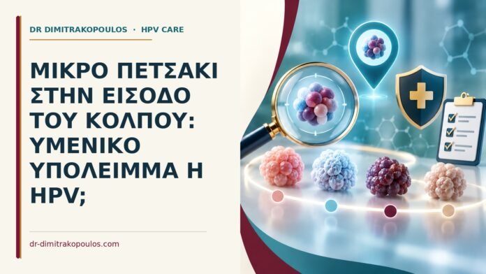 Ιατρικό cover για: Μικρό πετσάκι στην είσοδο του κόλπου: υμενικό υπόλειμμα ή HPV