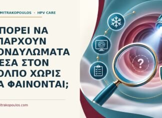 Μπορεί να υπάρχουν κονδυλώματα μέσα στον κόλπο χωρίς να φαίνονται; Ιατρικό cover για: Μπορεί να υπάρχουν κονδυλώματα μέσα στον κόλπο χωρίς να φαίνονται