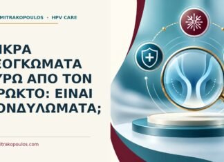 Μικρά εξογκώματα γύρω από τον πρωκτό: είναι κονδυλώματα; Ιατρικό cover για: Μικρά εξογκώματα γύρω από τον πρωκτό: είναι κονδυλώματα