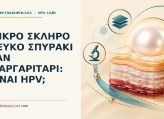 Ιατρικό cover για: Μικρό σκληρό λευκό σπυράκι σαν μαργαριτάρι: είναι HPV