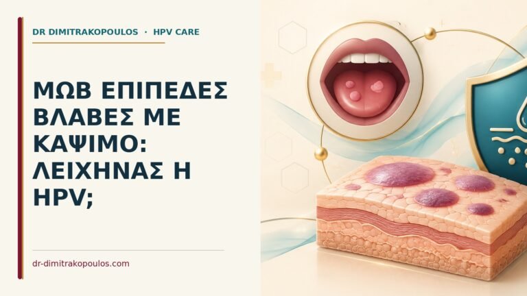 Ιατρικό cover για: Μωβ επίπεδες βλάβες με κάψιμο: λειχήνας ή HPV