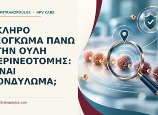 Ιατρικό cover για: Σκληρό εξόγκωμα πάνω στην ουλή περινεοτομής: είναι κονδύλωμα