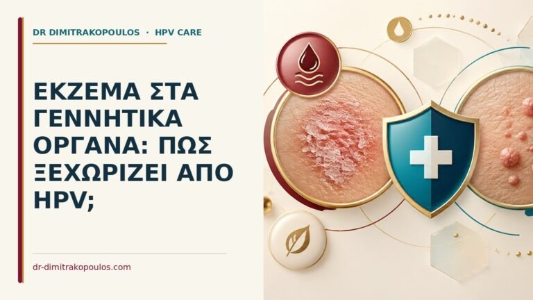 Ιατρικό cover για: Έκζεμα στα γεννητικά όργανα: πώς ξεχωρίζει από HPV