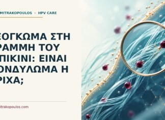 Εξόγκωμα στη γραμμή του μπικίνι: είναι κονδύλωμα ή τρίχα; Ιατρικό cover για: Εξόγκωμα στη γραμμή του μπικίνι: είναι κονδύλωμα ή τρίχα