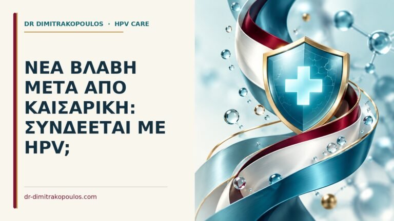 Ιατρικό cover για: Νέα βλάβη μετά από καισαρική: συνδέεται με HPV