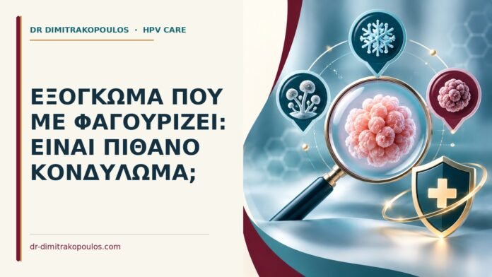 Εξόγκωμα που με φαγουρίζει: είναι πιθανό κονδύλωμα Ιατρικό cover για: Εξόγκωμα που με φαγουρίζει: είναι πιθανό κονδύλωμα