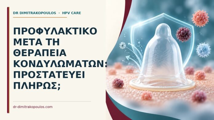 Προφυλακτικό μετά τη θεραπεία κονδυλωμάτων: προστατεύει πλήρως Ιατρικό cover για: Προφυλακτικό μετά τη θεραπεία κονδυλωμάτων: προστατεύει πλήρως