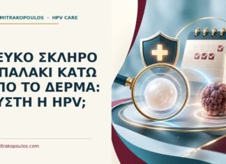 Ιατρικό cover για: Λευκό σκληρό μπαλάκι κάτω από το δέρμα: κύστη ή HPV