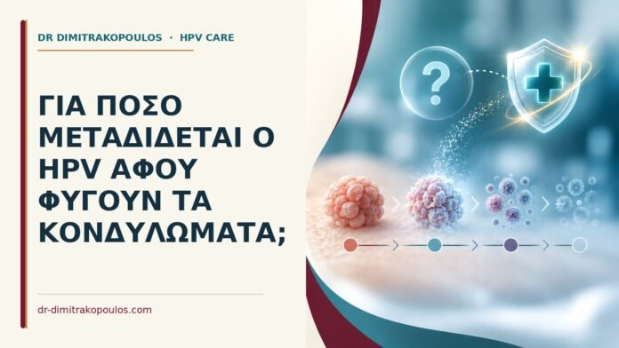 Για πόσο μεταδίδεται ο HPV αφού φύγουν τα κονδυλώματα Ιατρικό cover για: Για πόσο μεταδίδεται ο HPV αφού φύγουν τα κονδυλώματα