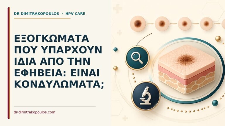 Ιατρικό cover για: Εξογκώματα που υπάρχουν ίδια από την εφηβεία: είναι κονδυλώματα