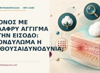 Πόνος με ελαφρύ άγγιγμα στην είσοδο: κονδύλωμα ή αιθουσαιδυνοδυνία; Ιατρικό cover για: Πόνος με ελαφρύ άγγιγμα στην είσοδο: κονδύλωμα ή αιθουσαιδυνοδυνία