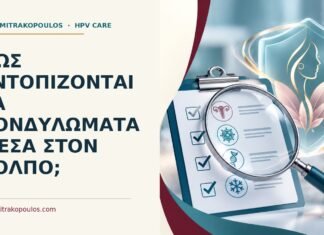Πώς εντοπίζονται τα κονδυλώματα μέσα στον κόλπο; Ιατρικό cover για: Πώς εντοπίζονται τα κονδυλώματα μέσα στον κόλπο