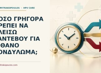 Ιατρικό cover για: Πόσο γρήγορα πρέπει να κλείσω ραντεβού για πιθανό κονδύλωμα