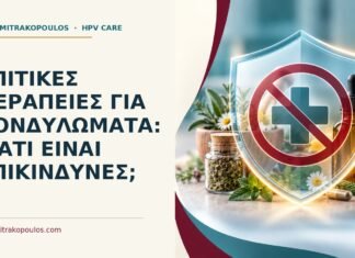 Σπιτικές θεραπείες για κονδυλώματα: γιατί είναι επικίνδυνες; Ιατρικό cover για: Σπιτικές θεραπείες για κονδυλώματα: γιατί είναι επικίνδυνες