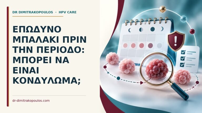 Ιατρικό cover για: Επώδυνο μπαλάκι πριν την περίοδο: μπορεί να είναι κονδύλωμα