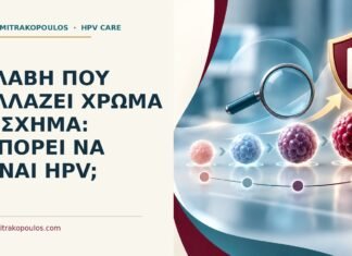 Βλάβη που αλλάζει χρώμα ή σχήμα: μπορεί να είναι HPV; Ιατρικό cover για: Βλάβη που αλλάζει χρώμα ή σχήμα: μπορεί να είναι HPV