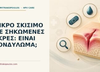 Μικρό σκίσιμο με σηκωμένες άκρες: είναι κονδύλωμα; Ιατρικό cover για: Μικρό σκίσιμο με σηκωμένες άκρες: είναι κονδύλωμα